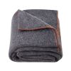 Wool Camping Blanket, Large Warm Stadium Blanket, Waterproof & Windproof, Flame Retardant, Great for Outdoors, Picnics, Hiking, Sports Events, Travel