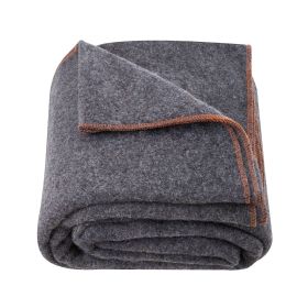 Wool Camping Blanket, Large Warm Stadium Blanket, Waterproof & Windproof, Flame Retardant, Great for Outdoors, Picnics, Hiking, Sports Events, Travel
