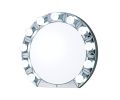 Noralie Mirrored & Faux Diamonds Accent Mirror (Assembled)