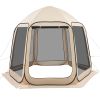 Screen House Tent, 10 x 9.2 ft, 4-8 Person Pop Up Screen Tent, Portable Screened in Canopy with Carry Bag, Netting Sides, Ground Stakes, for Garden,