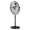 Industrial Pedestal Fan, 20 Inch Standing Fan with 46.9 to 59.6 Inches Adjustable Height, Floor Fans with 3 Adjustable Speeds, High Power Fans for Wa