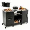 Bbq Grill with Removable Shelves 59 Inches X 26.5 X 35
