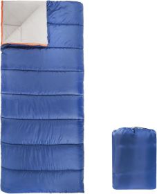 30Ã‚Â°F Cool Weather Sleeping Bag, 75 Inches x 33 Inches, Blue