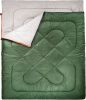 40Ã‚Â°F Cool Weather Two-Person Sleeping Bag, 87 Inches x 59 Inches, Olive Green