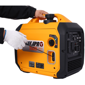 3500W Portable inverter Generator, gas powered, ultra-silent frequency conversion generator, EPA compliant with CO sensor, compact structure, light w
