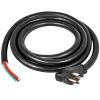 15 ft 50A RV Camp Power Cord Generator Cord 6/3+8/1 AWG NEMA 14-50P to Bare Wire