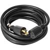 50 FT 30 Amp Generator Extension Cord SJTW 10 AWG 4 Prong, NEMA L14-30P 125/250V Heavy Duty Generator Power Cord with Twist Lock Connector