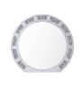 Noralie Mirrored & Faux Diamonds Accent Mirror (Assembled)