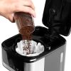 Programmable Coffee Maker, 12 Cup Programmable Drip Coffee Makers with Touch Screen, 4-Hour Keep Warm Coffee Makers Drips, 2 Brew Strengths Drip Coff