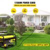 15 ft 50A RV Camp Power Cord Generator Cord 6/3+8/1 AWG NEMA 14-50P to Bare Wire