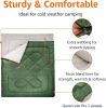 40Ã‚Â°F Cool Weather Two-Person Sleeping Bag, 87 Inches x 59 Inches, Olive Green