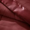 Lightweight Down Alternative Blanket with Satin Trim Burgundy King