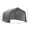12x20 Carport Canopy, Heavy-Duty Waterproof Shelter, Reliable Protection for Vehicles