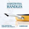Style 11.25 Inch Nonstick Cookware Deep Round Grill Pan, Dishwasher Safe and Oven Safe to 500Ã‚Â°F, Yellow