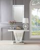 Nysa Mirrored & Faux Crystals Accent Mirror