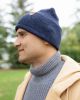 HAAKWEAR Theta-Stitch Cuffed Beanie - Designed and Made in USA (Patent Pending Design) - Denim Blue