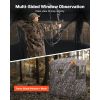 Hunting Blind, 2-3 Person Thermal Ground Blinds with Tri-Leg Chair and Carrying Bag, Portable Camouflage Tent, Durable Concealed Shelter with Silent