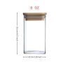 Empty Spice Jars with Label Pack (12x Bamboo Lid Glass Jar). Small 8oz Spice Storage Bottles with 72 Printed Spice Stickers and 20 Writable Pantry La
