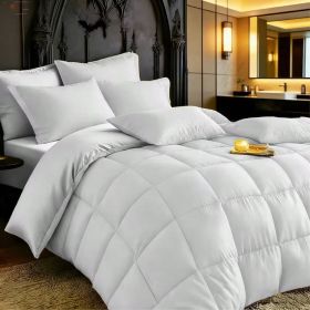White 2-Piece & 3-Piece Bedding Comforter Set Ã¢â‚¬â€œ Twin/Queen/King Ã¢â‚¬â€œ Soft Microfiber (Inclusion: Comforter *1+Pillowcase*1, size: Twin)
