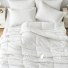White 2-Piece & 3-Piece Bedding Comforter Set Ã¢â‚¬â€œ Twin/Queen/King Ã¢â‚¬â€œ Soft Microfiber