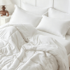 White 2-Piece & 3-Piece Bedding Comforter Set Ã¢â‚¬â€œ Twin/Queen/King Ã¢â‚¬â€œ Soft Microfiber