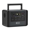 FF Flashfish 1200W Portable Power Station, 968Wh LiFePO4 High-capacity Solar Generator, Power Battery Backup With 4*AC Outputs And 6*USB Outputs, Sui