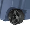 Large Wheeled Industrial Storage Bin, 40 Gallon Rugged Plastic Storage Tote with Latch Lid and Pull Handle, 2 Pack