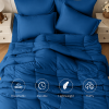 lake blue 2-Piece & 3-Piece Bedding Comforter Set Ã¢â‚¬â€œ Twin/Queen/King Ã¢â‚¬â€œ Soft Microfiber