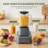 Professional ice cream blender, full-size household blender, equipped with a 54-ounce large-capacity glass cup