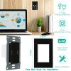 USB Wall Outlet Dual 2.4A USB Wall Charger High Speed Duplex Wall Socket US Standard  Wall Outlet