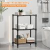 450 lbs Wire Storage Shelving 3-Tier Utility Shelving Unit Steel Organizer Wire Rack for Home,Kitchen,Office,Chrome(11.8" D x 17.7" W x 26.3" H)