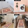 Kitchen Rug Sets 3 Piece with Runner Non Slip Kitchen Rugs and Mats Washable Kitchen Mats for Floor Thick Kitchen Floor Mat Carpet Runner Rugs for Ha