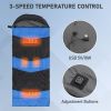 Lightweight Sleeping Bag with USB Powered Heating Pads for Hiking